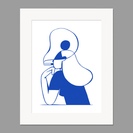 ESCAPE, 24x30cm giclée print + passe-partout