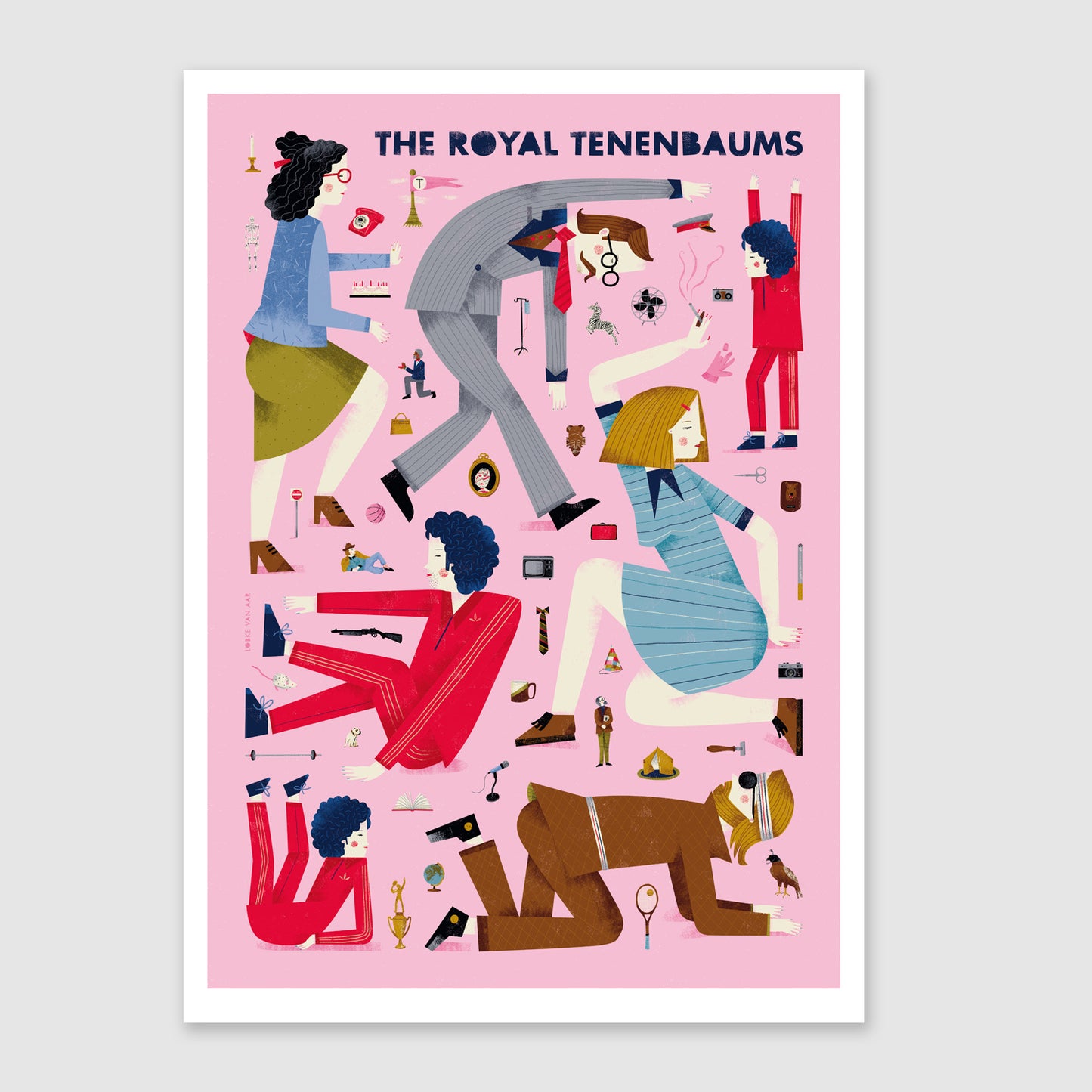 THE ROYAL TENENBAUMS, 50x70cm artprint
